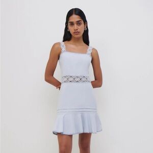 NWT Jonathan Simkhai Breeze Flora Macrame Dress Size 0